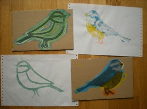 printed birds